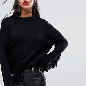 Fringe Knit Sweater